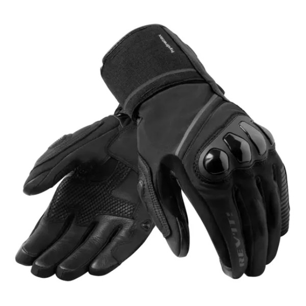 Rev'it! Rev'it Rev'it Summit 4 H2O Leather Gloves - Black / Black